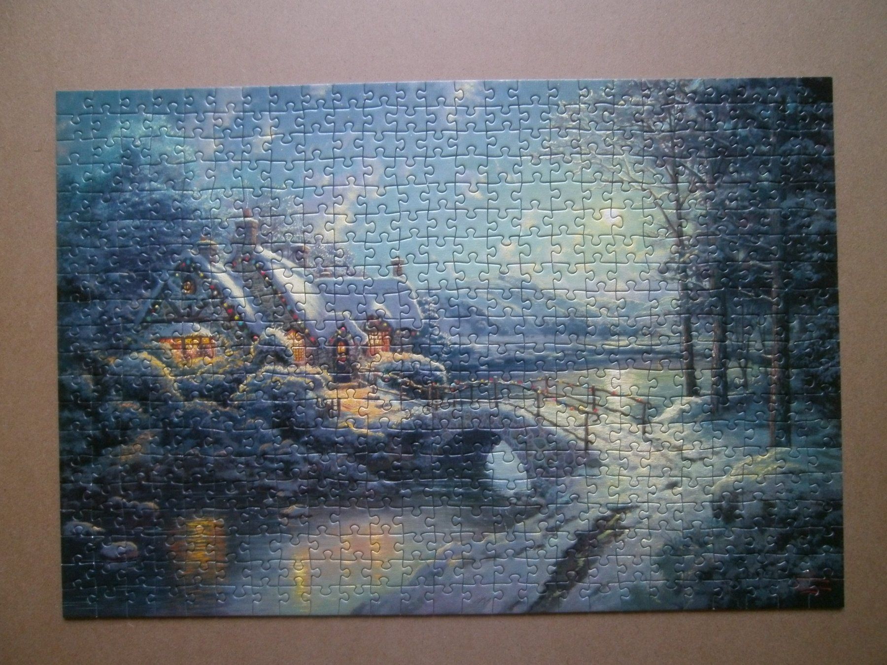Puzzle: Puzzle Kinkade de 500 pces – Usato da Moutier venduto da Mouschka 3