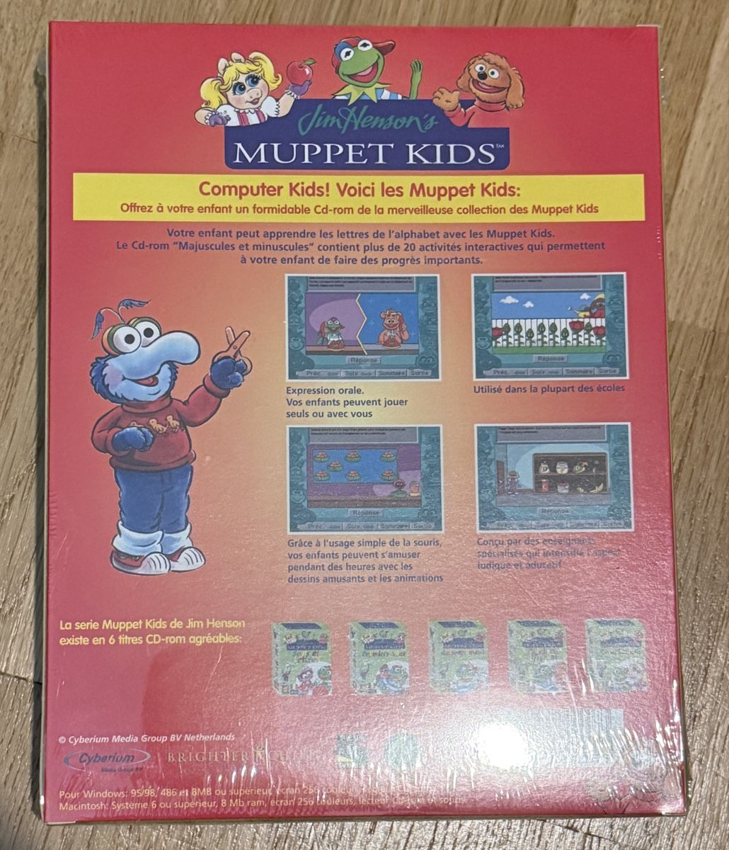 Microsoft Giochi: Sealed • Muppet Kids PC Windows – Nuovo e nell'imballaggio originale da Allschwil venduto da Collector.Shop.Swizz 1