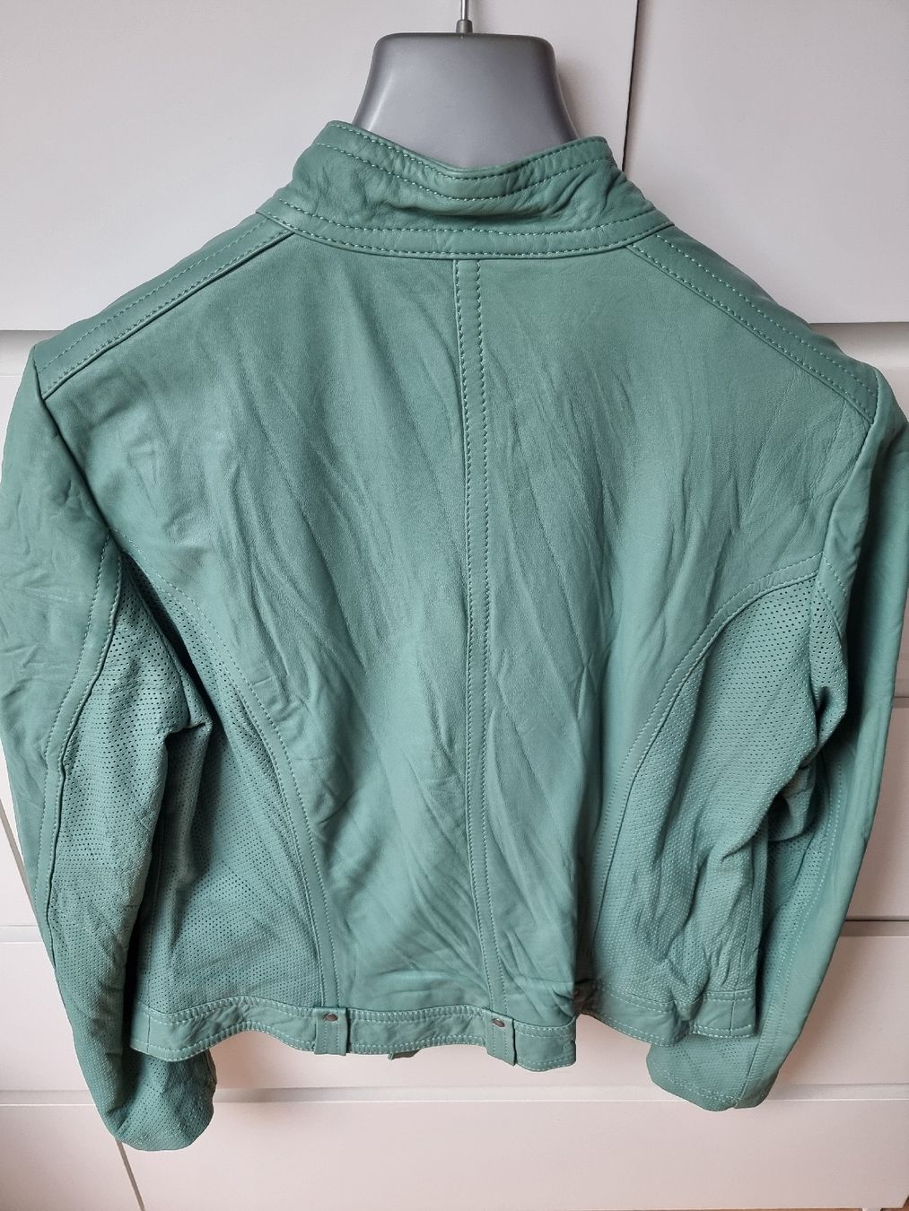 Heine Giacche: Heine Lederjacke mintgrün Gr. 40 Nappa Leder – Nuovo (secondo la descrizione) da Brittnau venduto da sunshinesmile 1