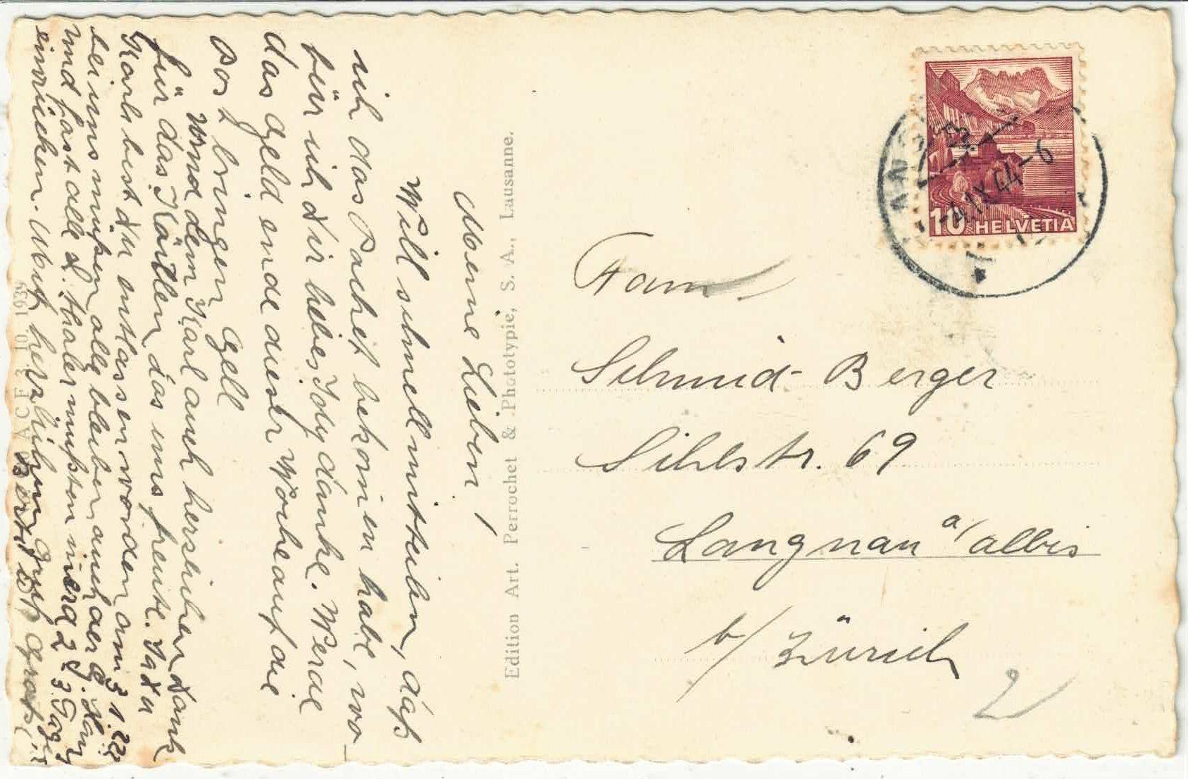Cartoline postali: Fribourg - Le Pont du Gotteron – Usato da Ettingen venduto da Kartenplanet 1
