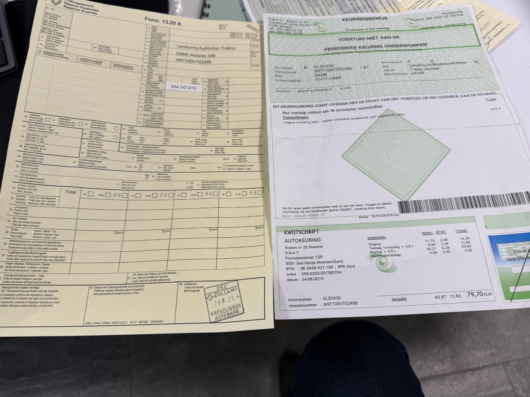 Same Trattori: traktor same antares 100  jg 11 1995 – Difettoso da Wila venduto da abm_as 6