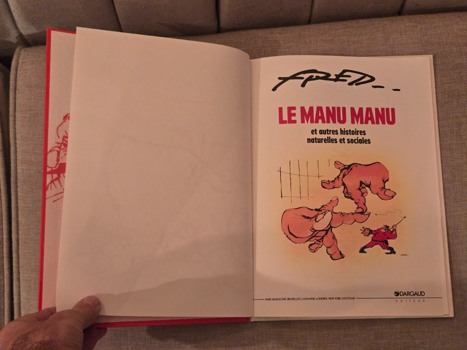 Comics: Fred - Le Manu Manu – Gebraucht aus Crémines von Blakedrake 4
