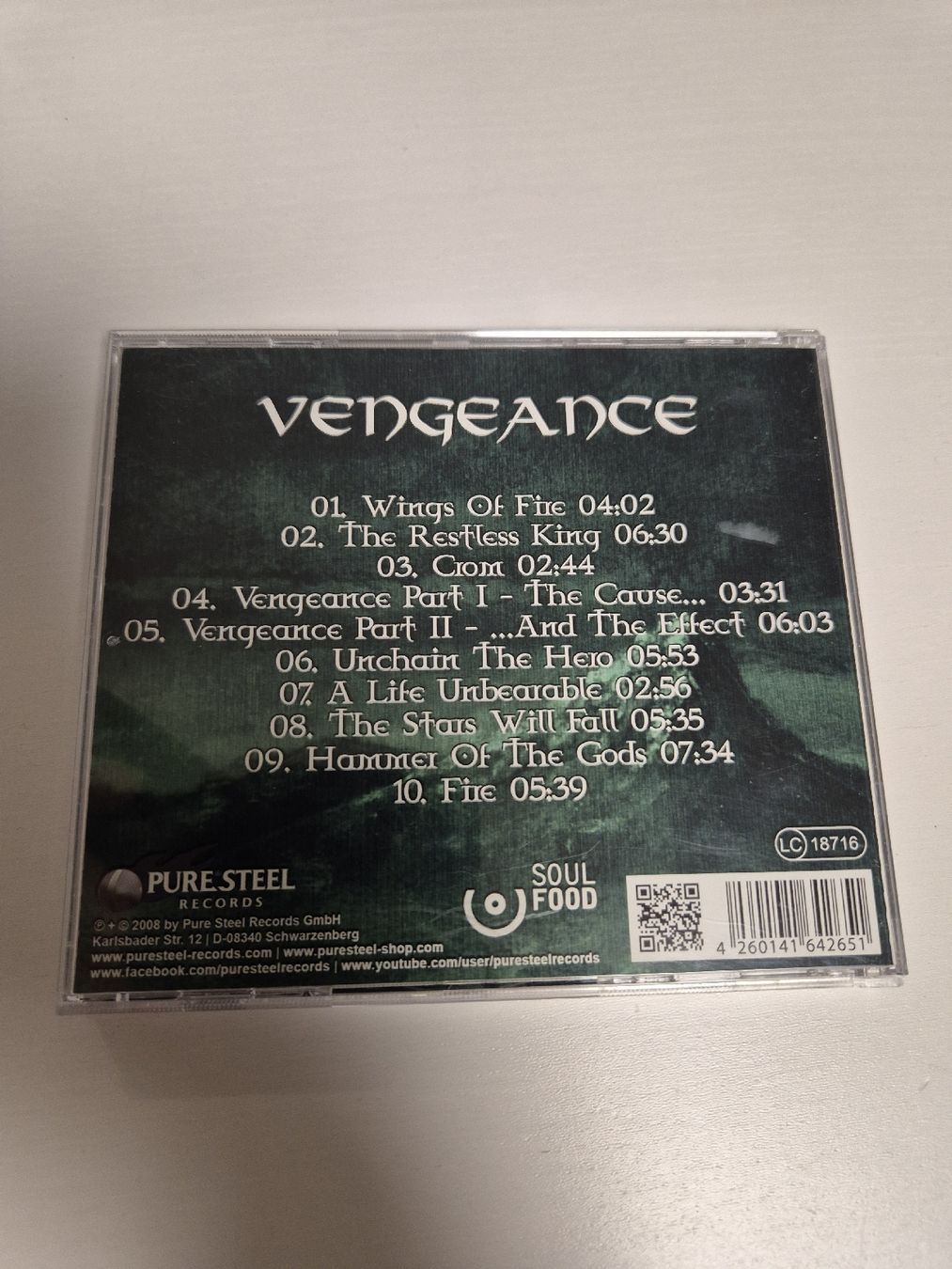 CDs: Crom -  Vengeance - CD  – Neu (gemäss Beschreibung) aus Uster von newwave0 1