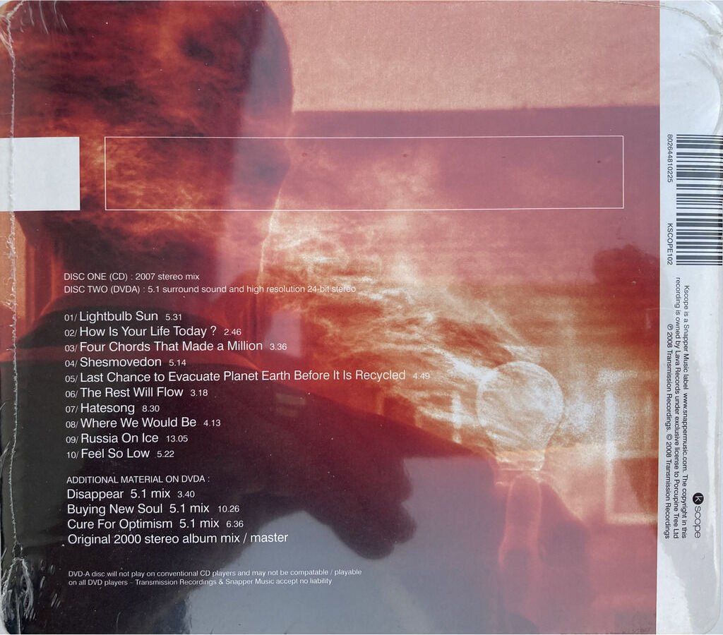 CDs: PORCUPINE TREE - LIGHTBULB SUN – Neu und originalverpackt aus Bottens von hotter-than-hell 1