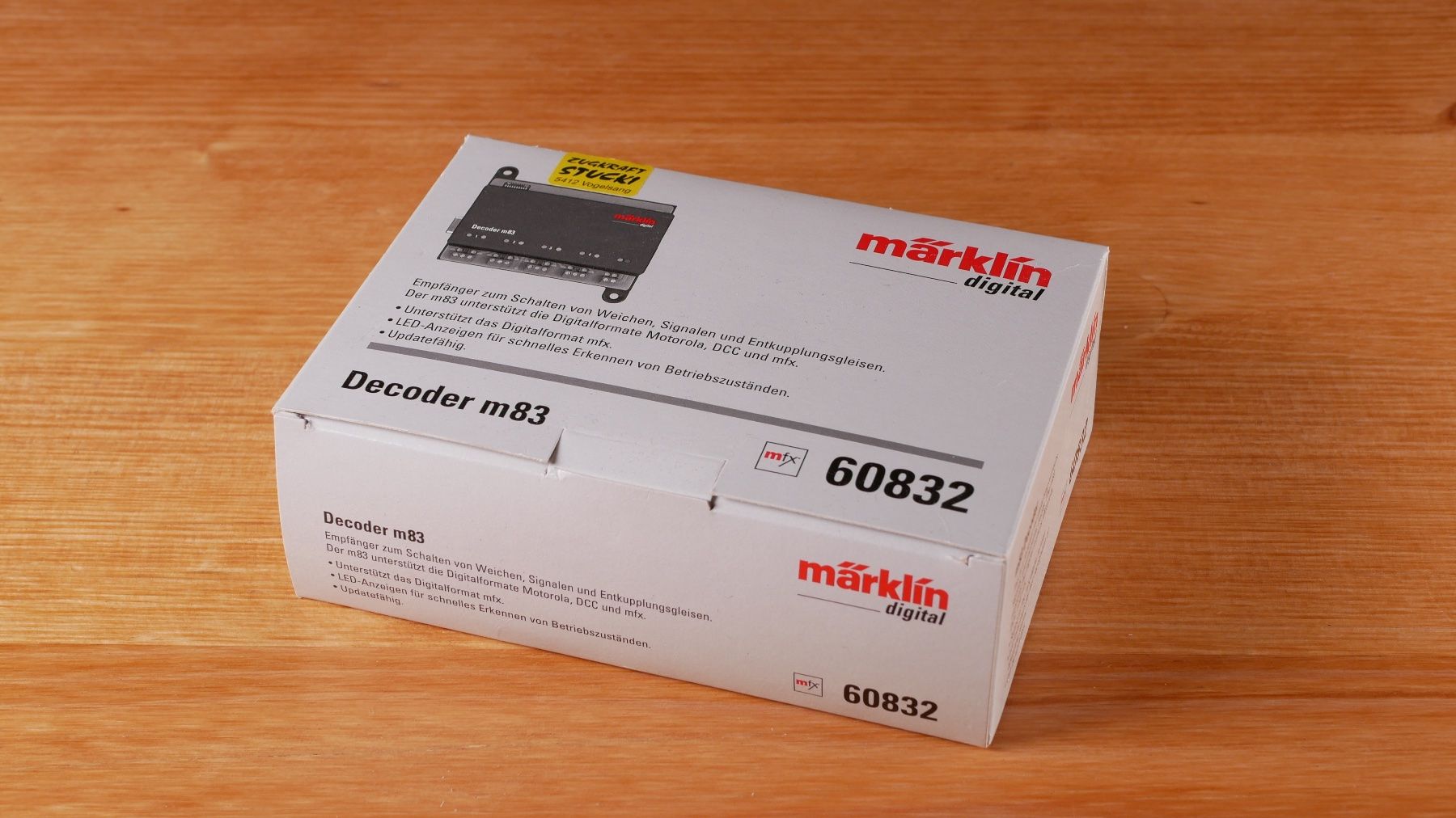 Märklin Modelleisenbahnen: Märklin 60832  Decoder m83 in OVP – Neu (gemäss Beschreibung) aus Albinen von