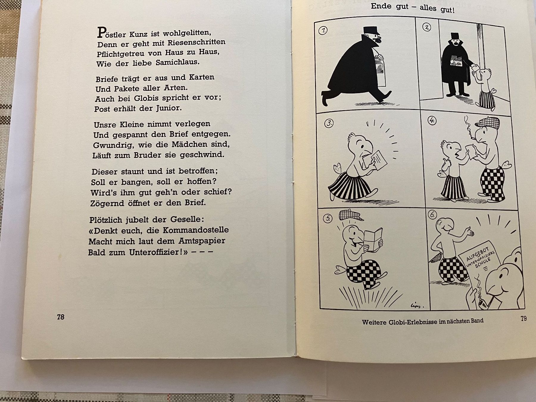 Comics: Globi Buch Globi wird Soldat unbemalt 1968 – Gebraucht aus Balterswil von Erbsli77 5