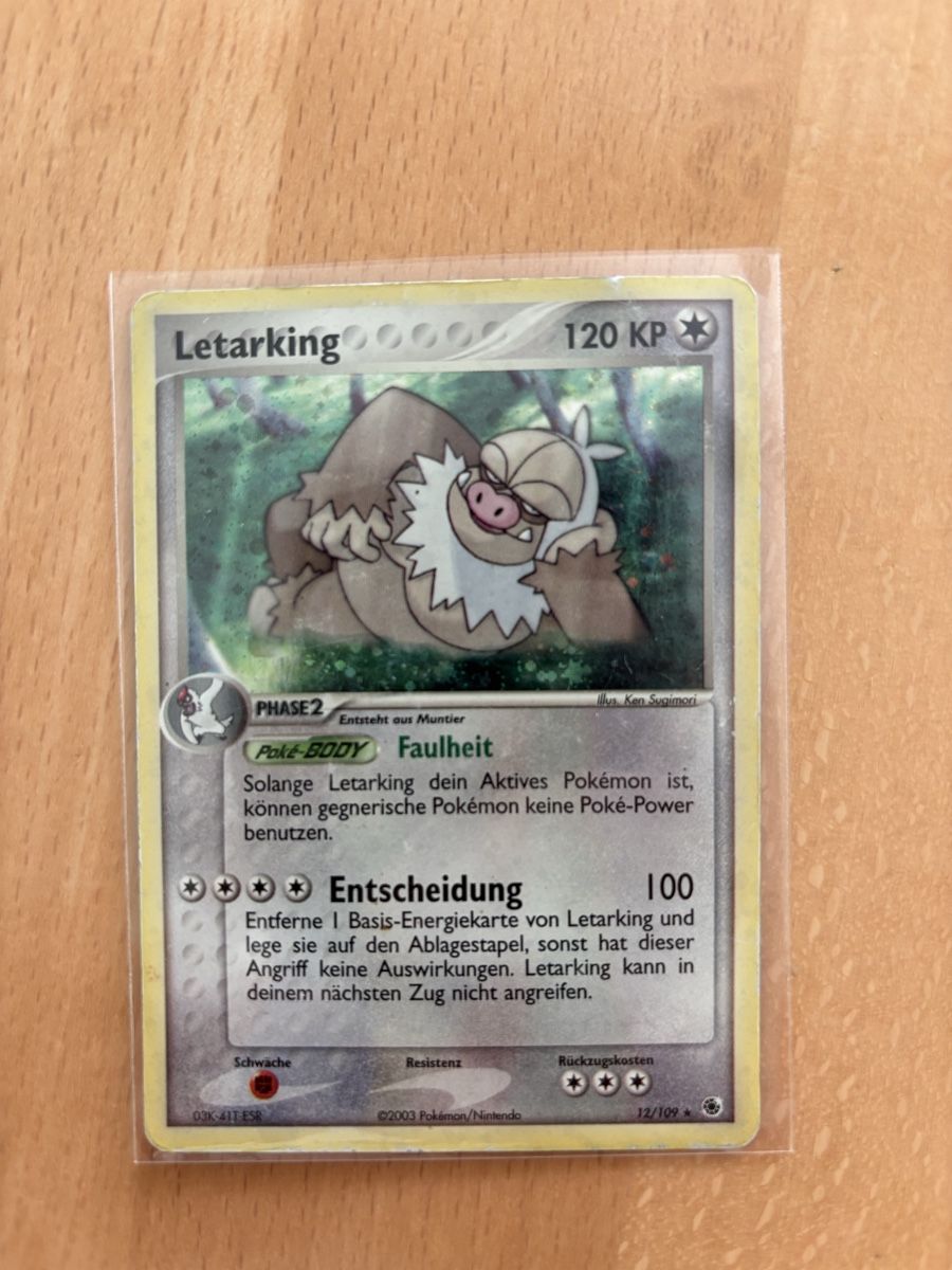 Pokémon Carte collezionabili: Pokémon Letarking 12/109 holo - Ruby & Saphire - DEU – Usato da Wettingen venduto da TaMoritz