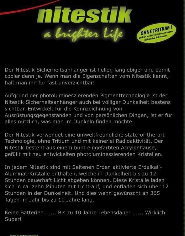Lampade: Leuchtanhänger hell, langlebig, braucht keine Batterien – Nuovo e nell'imballaggio originale da Höri venduto da outsells 5