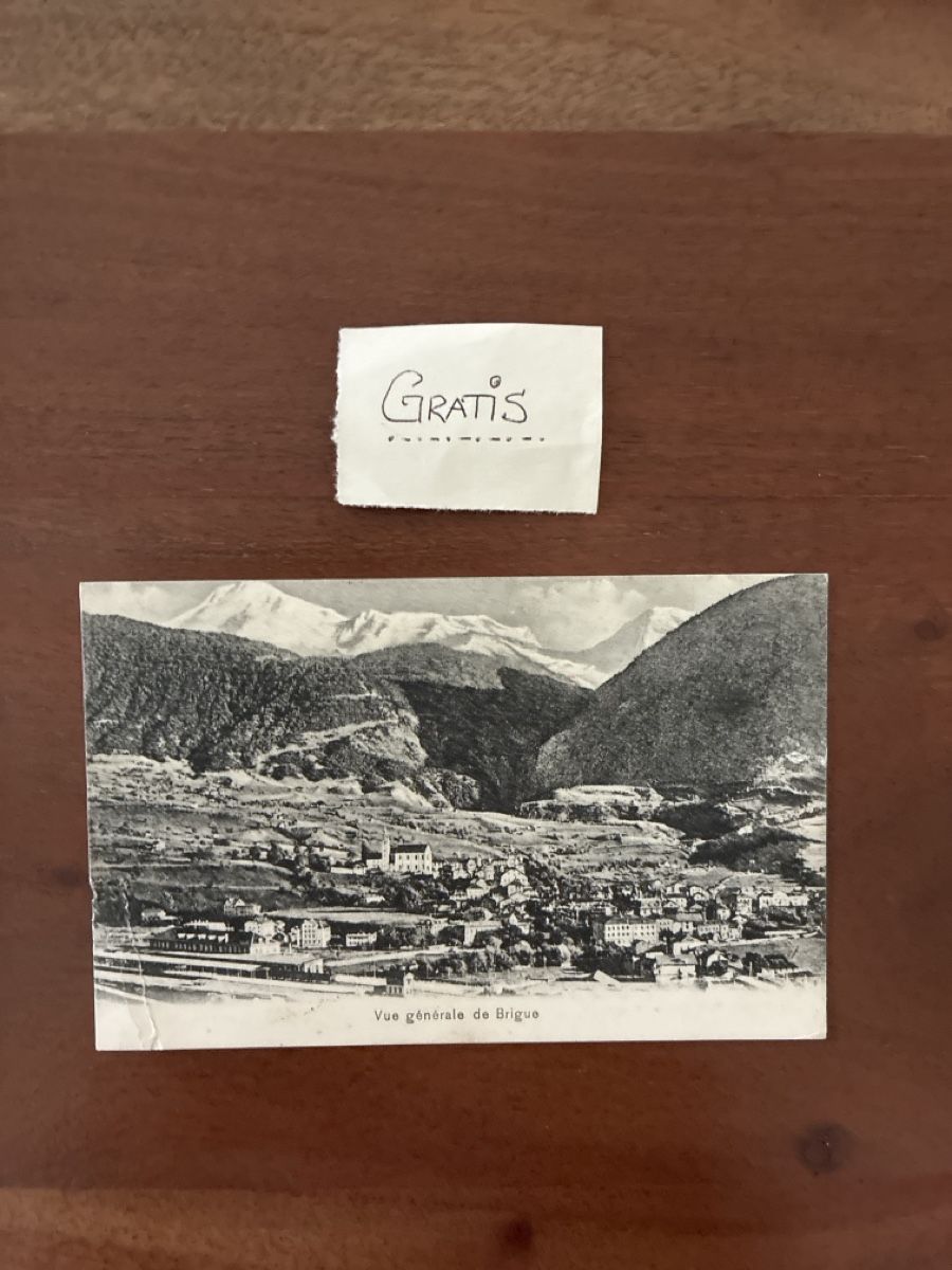 Cartoline postali: 14 Ansichtskarten Schweiz von Brig VS – Usato da Oftringen venduto da Cla.vD.74 4