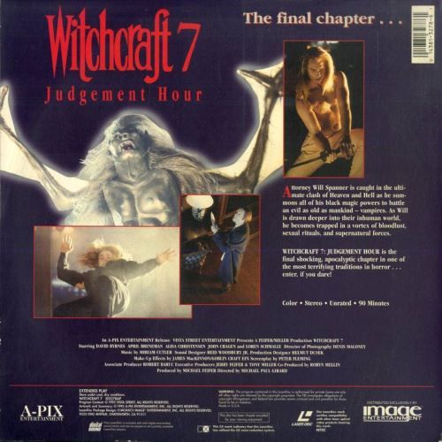 Tutti i DVDs: [Laserdisc] Witchcraft 7: Judgment Hour – Usato da Rheinfelden venduto da Burzelchen 1