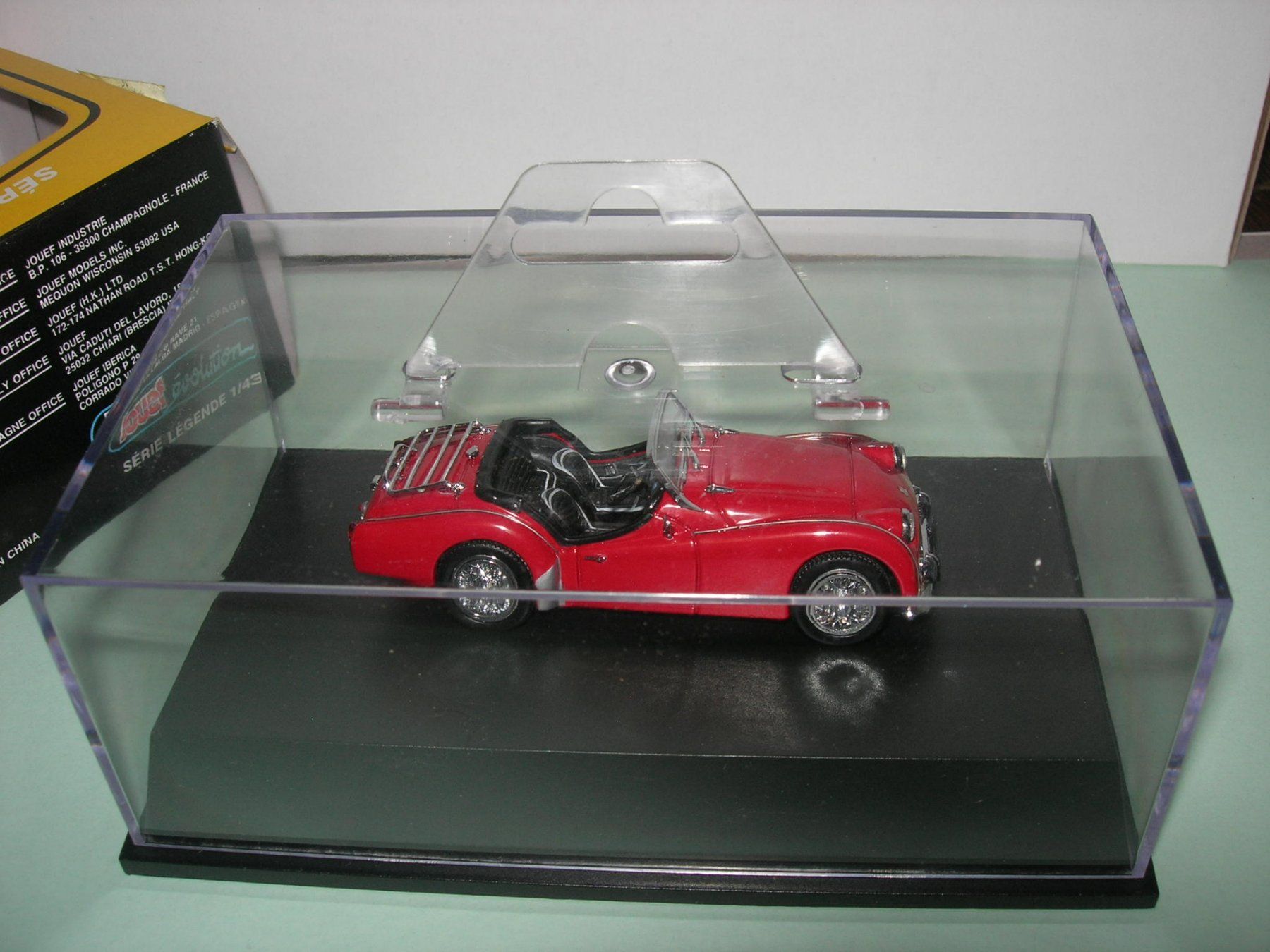 Renault Modellini d'auto: Triumph TR 3A  rot * Jouef evolution 1:43 – Nuovo e nell'imballaggio originale da Hornussen venduto da Amw 4