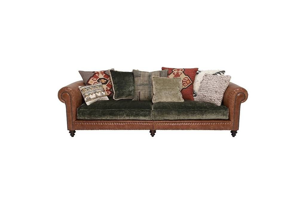 Divani: Grand Sofa Constable Leder / Stoff – Nuovo e nell'imballaggio originale da Bischofszell venduto da deluxe-moebel