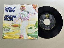 ELTON JOHN tolle Kult Single Hit Candle in the wind Top