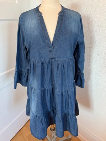 Damen Jeans Kleid in ca. Gr. L, Blau