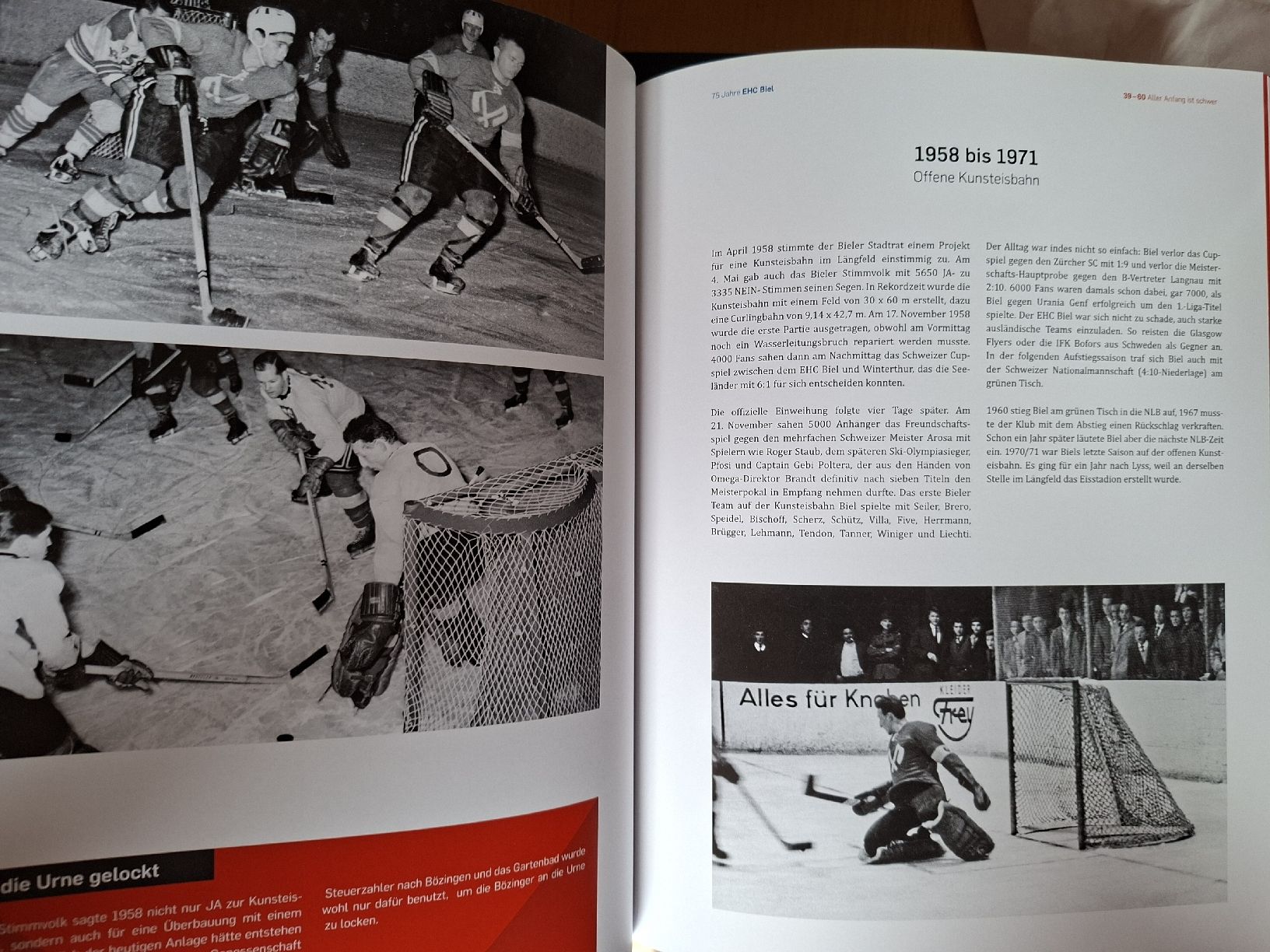 Libri: EHC Biel Bienne Jubiläums Buch – Usato da Schwanden Sigrisw venduto da cadieux71 7