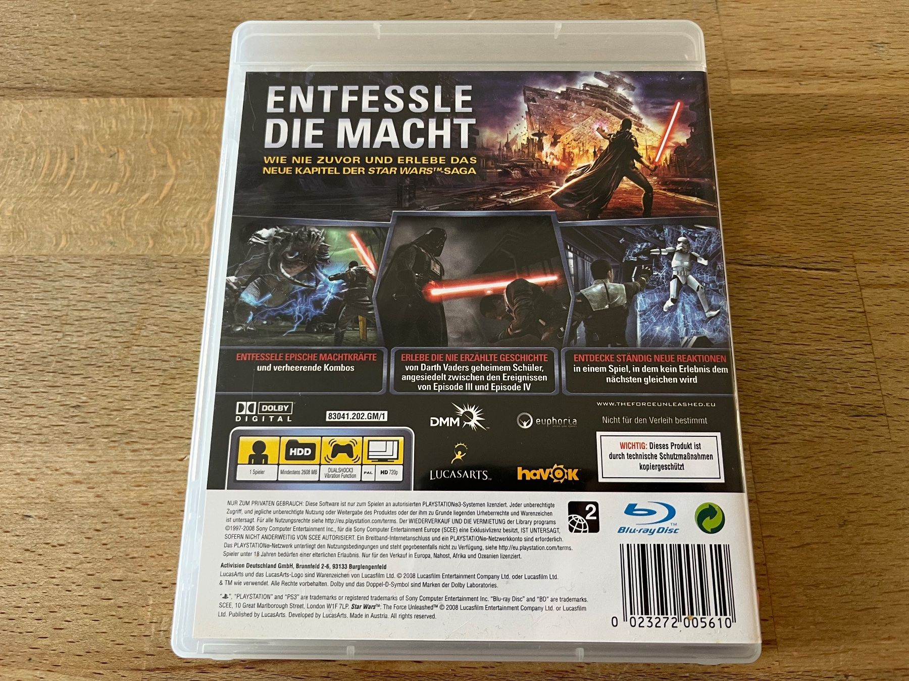 Sony Giochi: Star Wars The Force Unleashed PS3 – Usato da Thalwil venduto da ranx 2