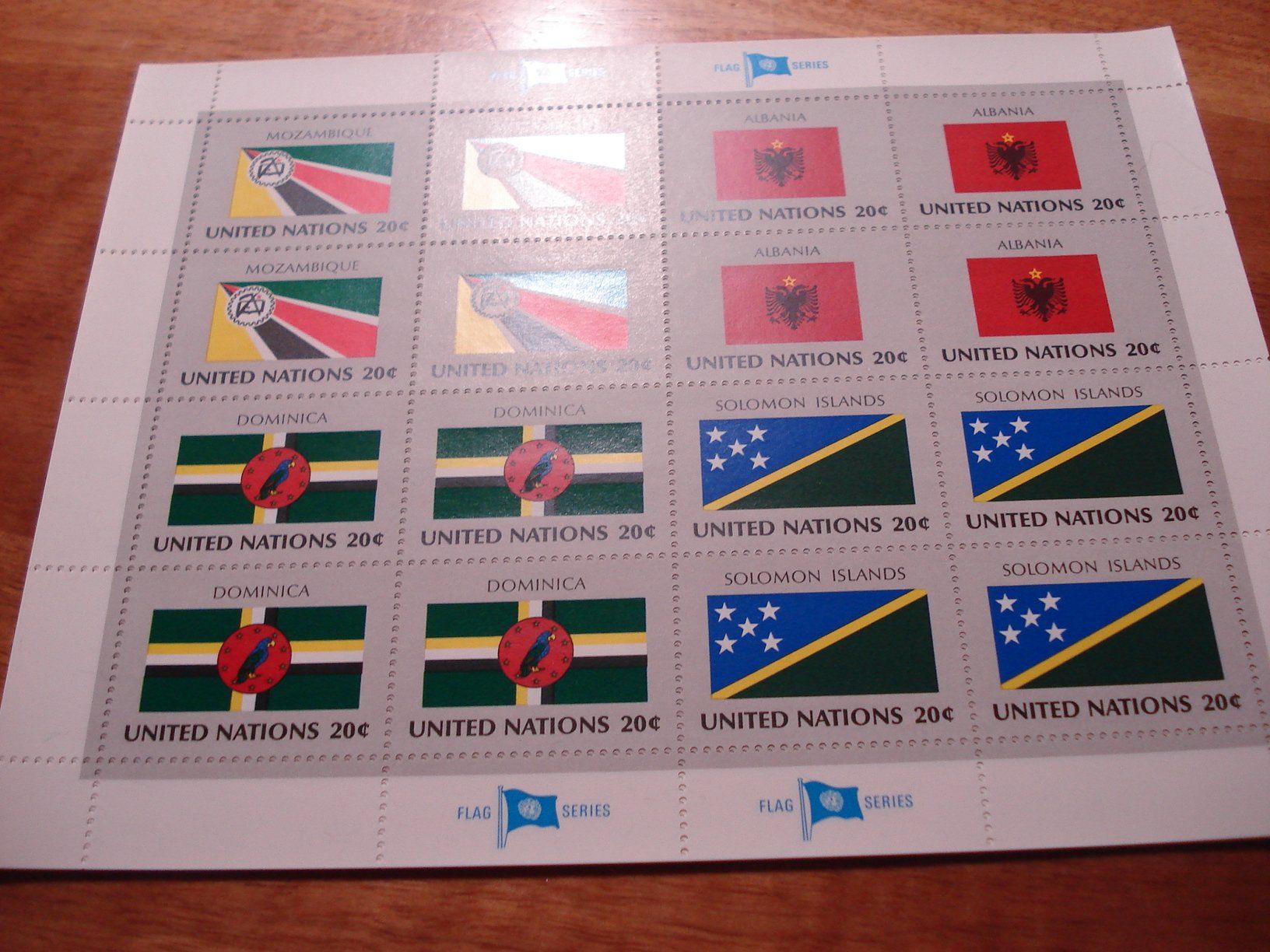 Tutti i francobolli: Set Bogen United Nations, New York 7 Bogen **/o – Usato da Niederwil AG venduto da morostahu