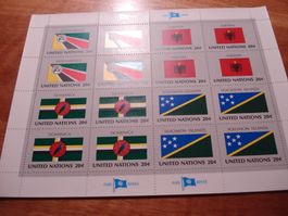 Set Bogen United Nations, New York 7 Bogen **/o