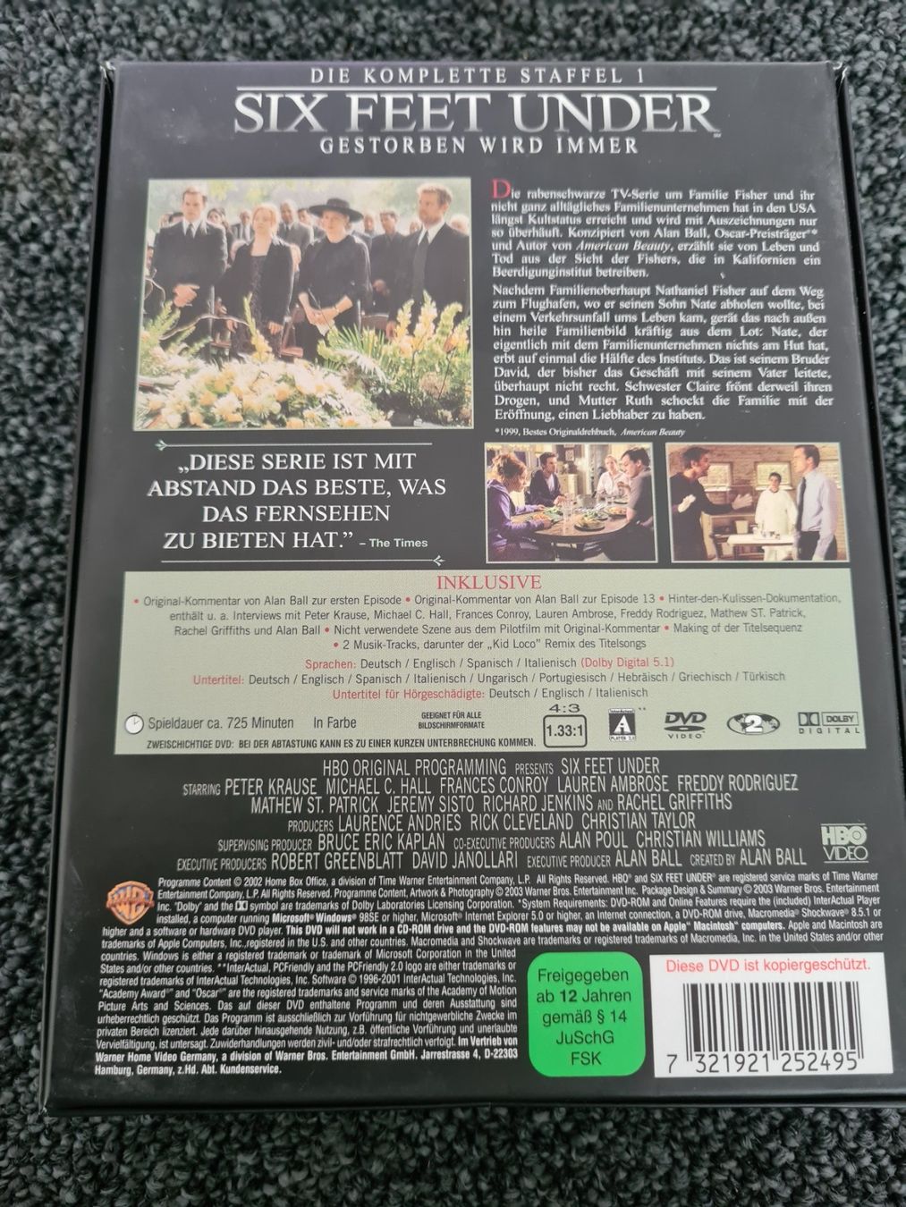 Tutti i DVDs: SIX FEET UNDER STAFFEL 1 – Usato da Ruswil venduto da jan_bxl5 1