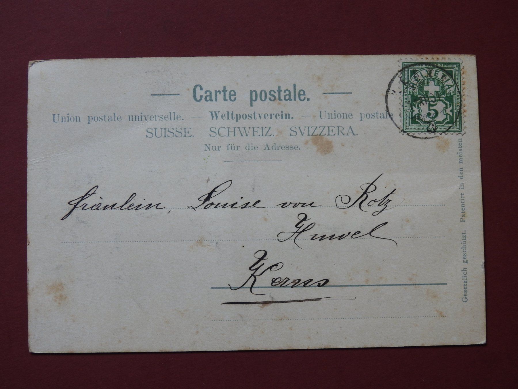 Cartoline postali: Goldau mit Mythen – Usato da Rain venduto da 999-800-K 1