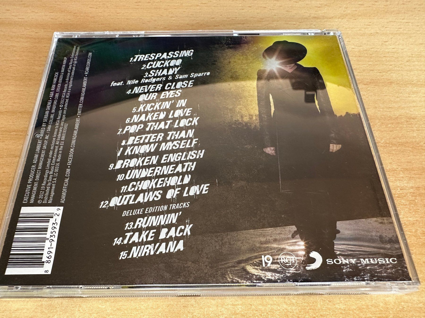 CDs: U9 Adam Lambert – Trespassing – Gebraucht aus Rikon im Tösstal von Alpenmutz 1