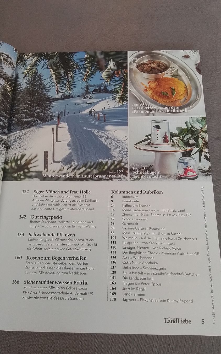 Riviste & Magazine: Schweizer Landliebe Winter 2021 – Nuovo (secondo la descrizione) da Würenlingen venduto da puntala 2