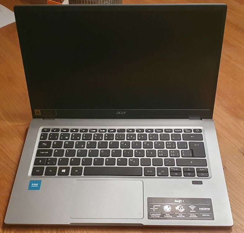 Coperchio Inferiore Originale Acer Per Swift SF114-31, Base Nero, 60.SHWN4.001, Ricambio Chassis