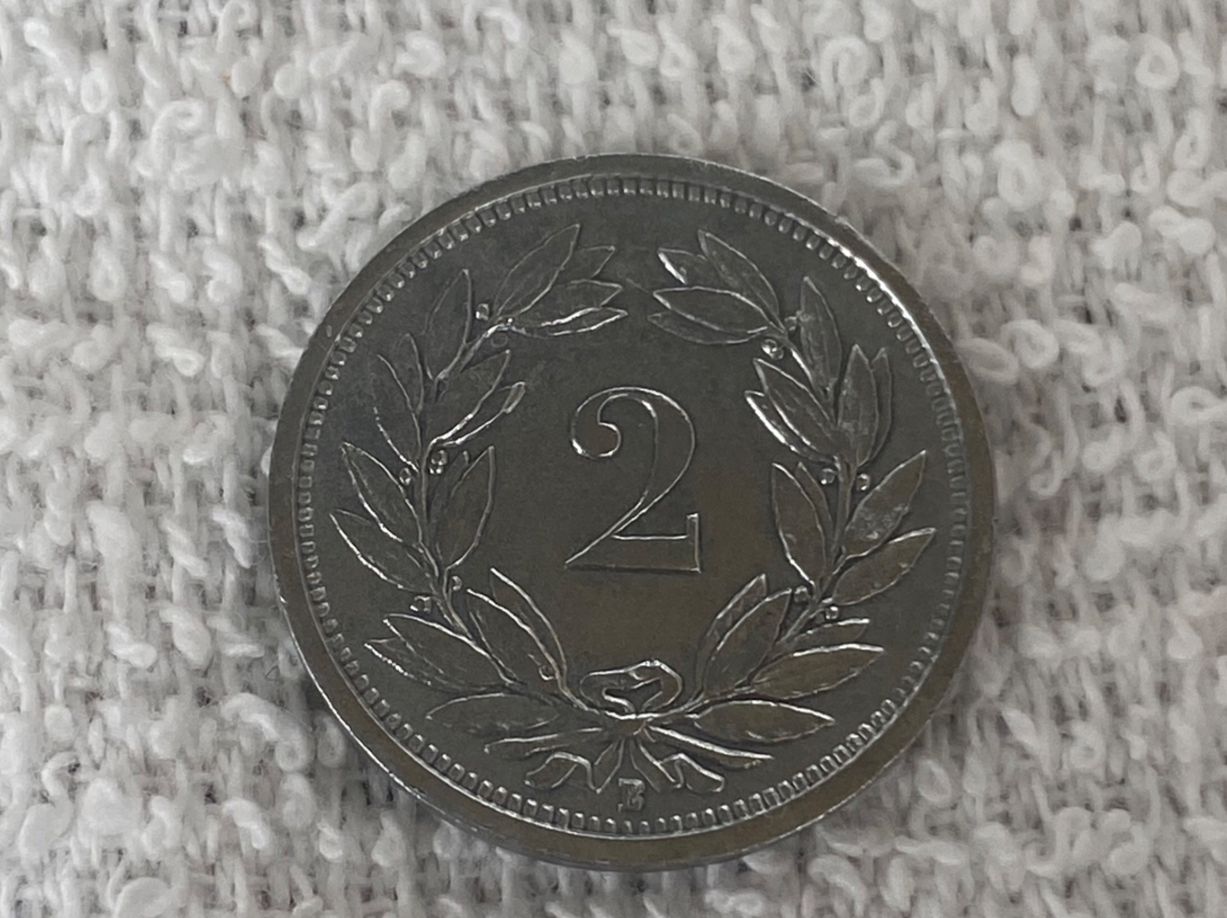 Tutti le monete: 2 centimes/rappen 1943 – Usato da Nyon venduto da Ilmi09