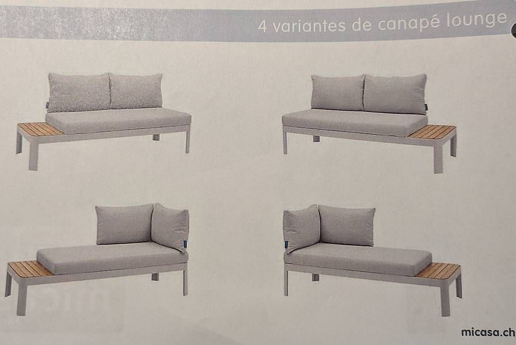 Sofas: Lounge - Canapé + Table de Balcon/Jardin – Gebraucht aus St-Légier-La Chiésaz von pasukaru 3