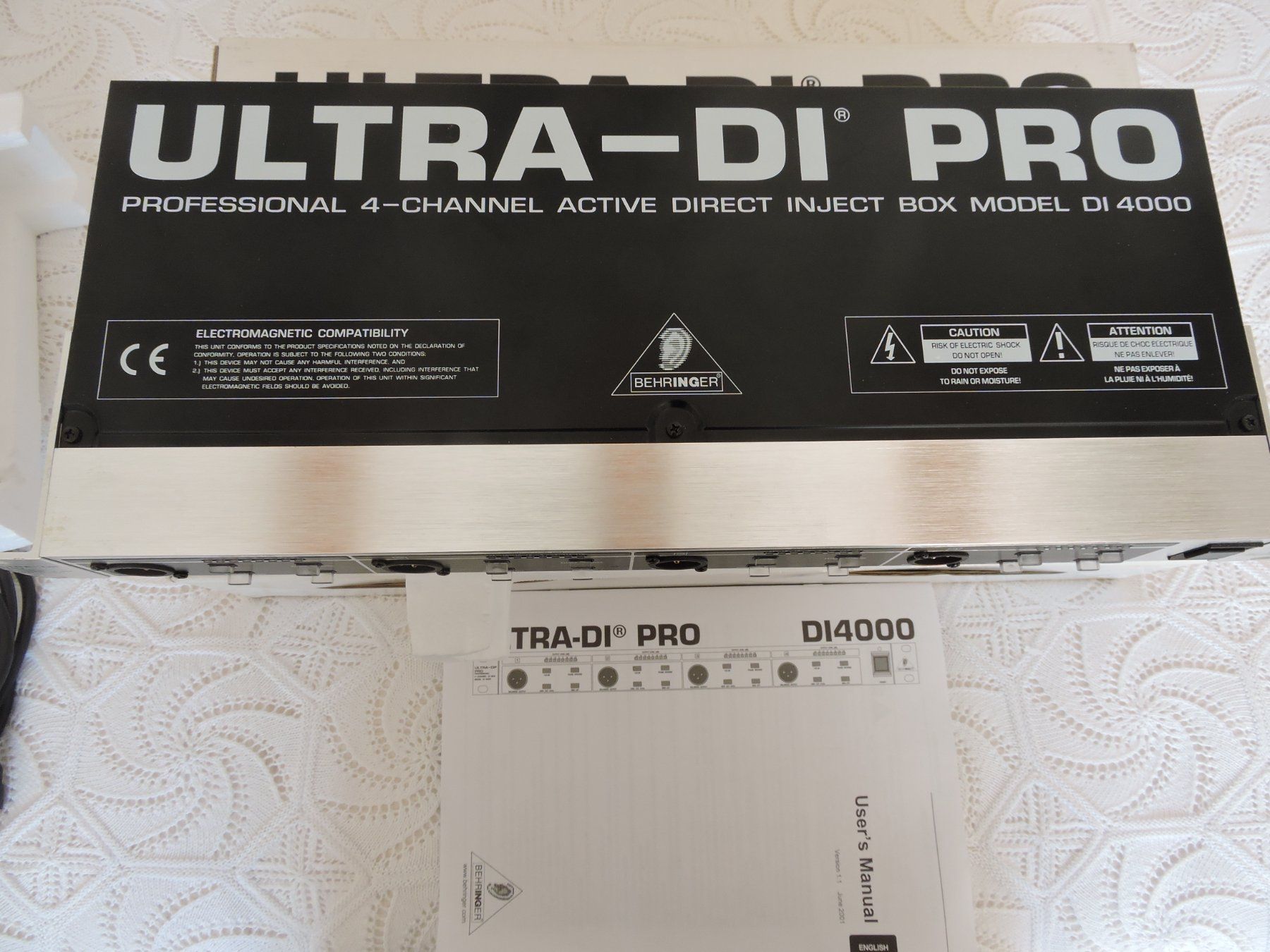 Behringer Console di mixaggio: Behringer ULTRA-DI PRO DI4000 Box – Usato da Burgdorf venduto da rosashop54 3