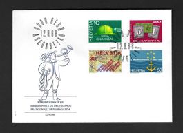 CH FDC Satz 1968
