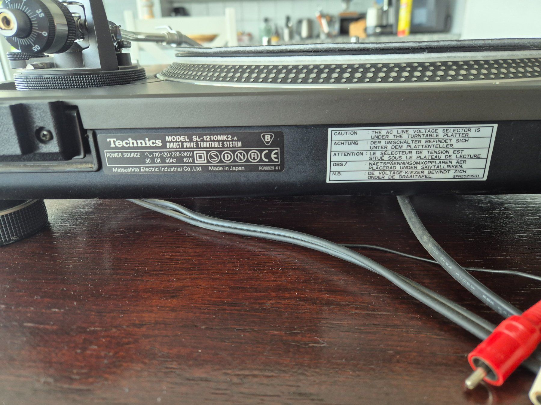 Technics Tourne-disques: Turntable SL1210MK2 – D'occasion à Lohn-Ammannsegg par hunnfra1 1