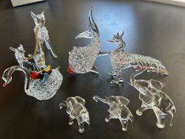 Swarovski +Muranoglasfiguren