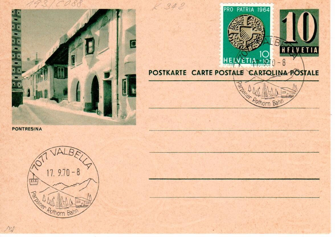 Tutti i francobolli: Bildpostkarte – Usato da Wolhusen venduto da Curver9