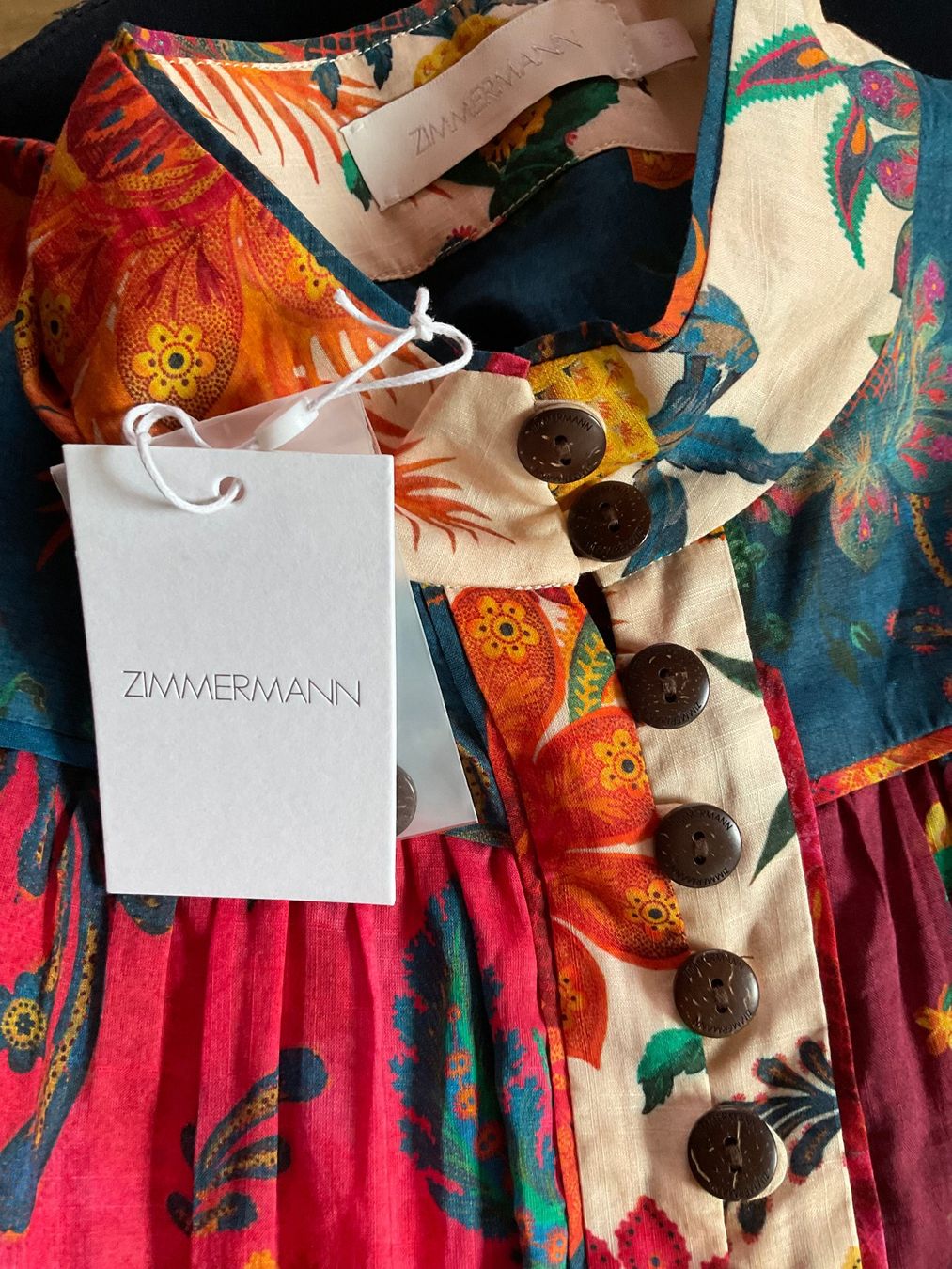 Zimmermann Vestiti: Zimmermann 100% Cotton Mini Dress Kleid – Nuovo e nell'imballaggio originale da Wettingen venduto da Hbeluga 5