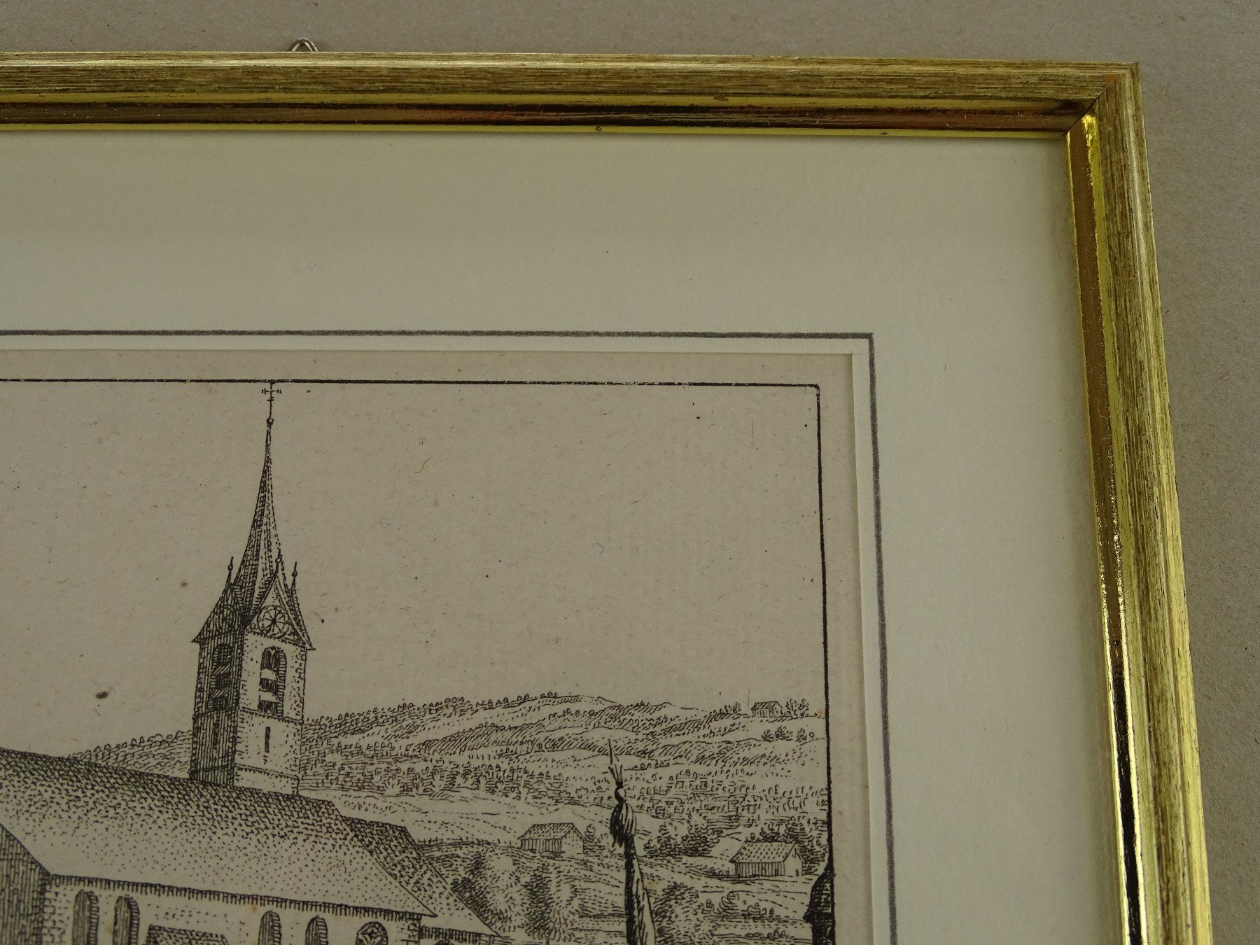 Incisioni: SINS AARGAU, KUPFERSTICH 1774, BULLINGER – Usato da Grüningen venduto da Kartensammler 6