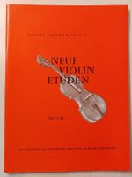 Robert Pracht - Neue Violin Etüden Heft III, guter Zustand
