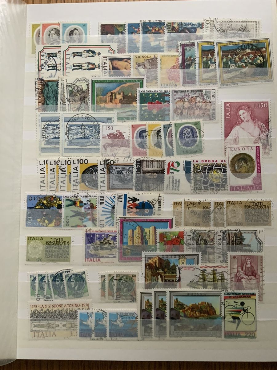 Alle Briefmarken: Briefmarken Sammlung Italien – Gebraucht aus Binningen von chr_cr5n 4