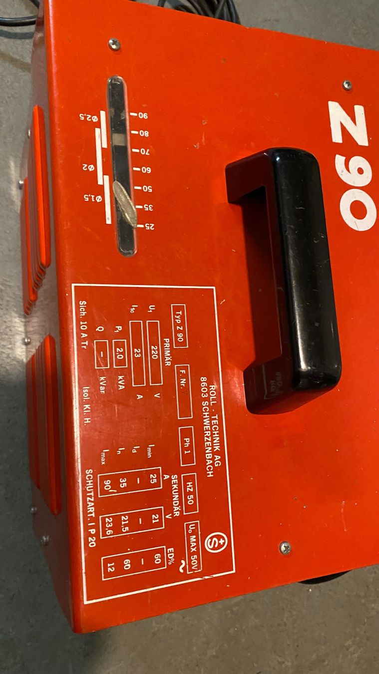 Saldatori: Elektroden Schweissgerät Z90 – Usato da Oberriet SG venduto da shanis 1