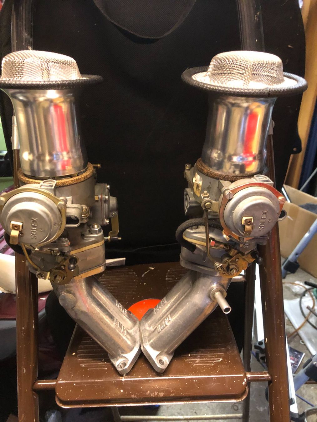 VW Motori: VW Käfer Tuning --- Sportluftfilter KADRON/EMPI 40/44 – Nuovo (secondo la descrizione) da Meilen venduto da Fstfst 1
