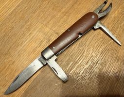 Seltenes Antikes Wenger Taschenmesser Militärmesser