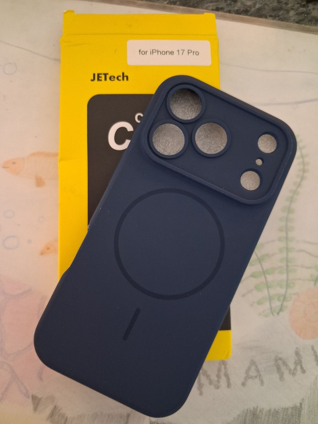 Covers & Schutzfolien: JETech iPhone 17 Pro Cellphone Case Dark Blue Neu – Neu und originalverpackt aus Weiach von Musikmaengu