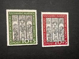 1951 Deutsche Bundespost Mi. 139/40 ** Luxus  (2194)