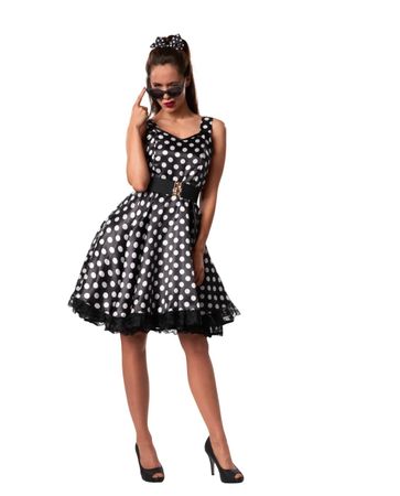 Frauenkostüm Rockabilly Lady Grösse S