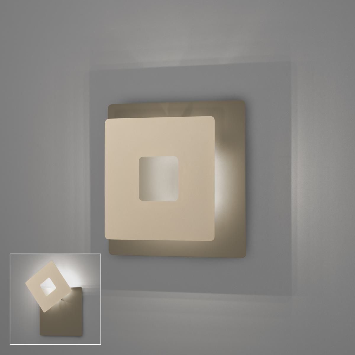 Lampade: LED Wandleuchte, Quadrat, 18 cm x 18 cm – Nuovo (secondo la descrizione) da Kreuzlingen venduto da Smart-Light