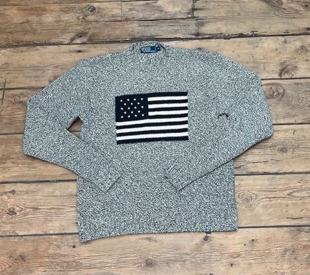 Sweat/pull Ralph Lauren usa Flag 🇺🇸 gris s