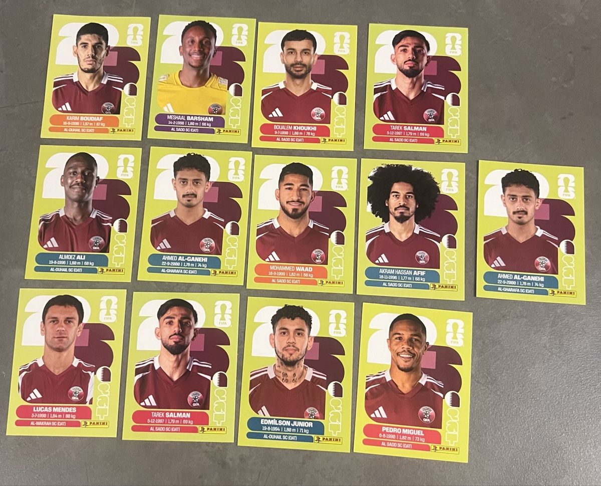 Panini Carte collezionabili: WM 2026 || 13 x Qatar Panini Stickers – Nuovo (secondo la descrizione) da Wohlen AG venduto da sannie.berry