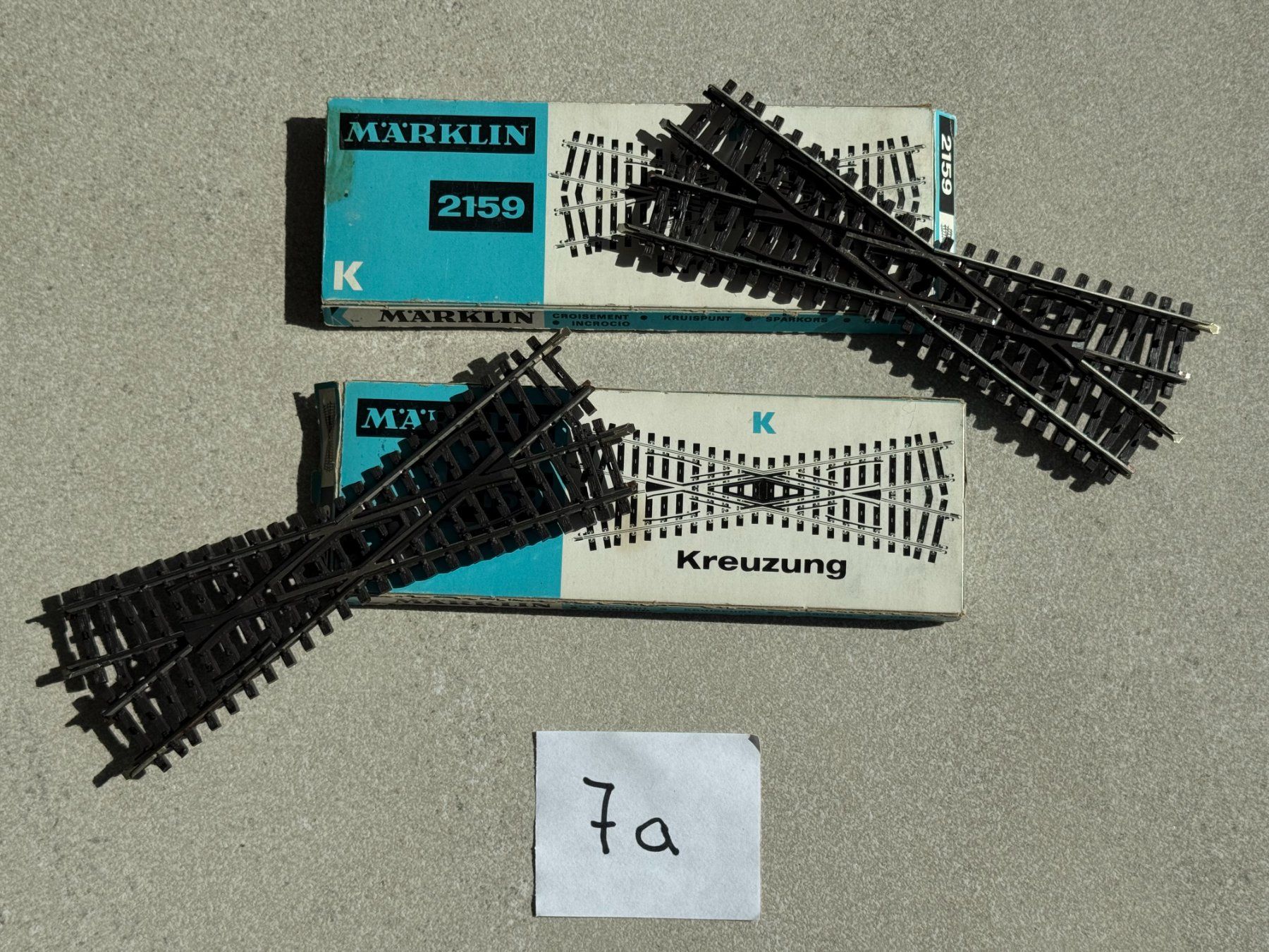 Märklin Modellini di ferrovie: 2159 Märklin K-Gleis Kreuzung – Usato da Appenzell venduto da hanru 1