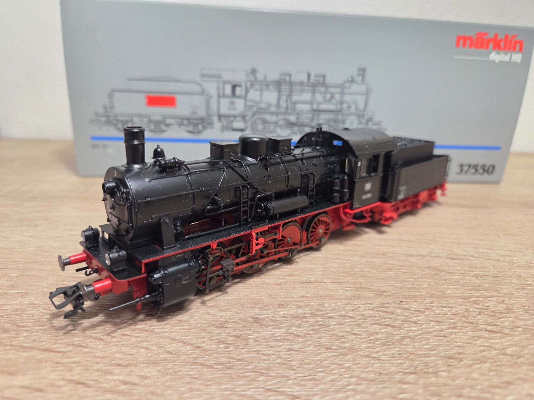 Märklin Modelleisenbahnen: Märklin 37550 Dampflok BR 55 DB Digital H0 – Gebraucht aus St-Aubin-Sauges von Lo_Go 3