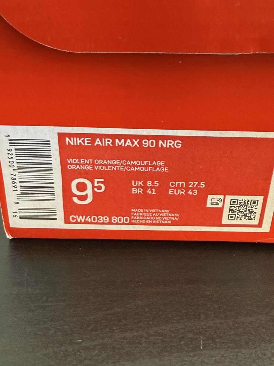 Nike Herrenschuhe: Nike Air Max 90 Duck Camo Orange - Gr.43  – Neu und originalverpackt aus Wallbach von Nenex 6